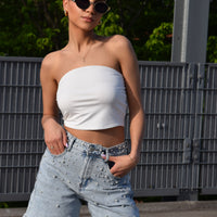 Bandeau Top Wit