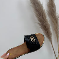 Bibi Slippers Zwart