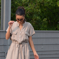 Jurk Isla Taupe