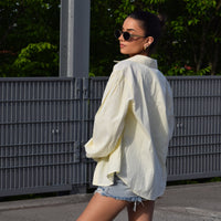Top + Blouse Love Geel