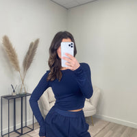 Classic Longsleeve Top Blauw