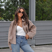 Jacket Elena Taupe PRE-ORDER