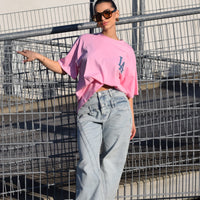 LA T-shirt Roze