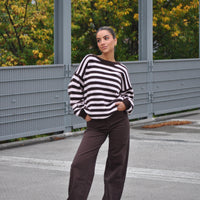 Trui Mila Roze-Bruin