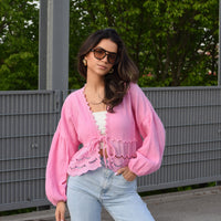 Boho Top Roze