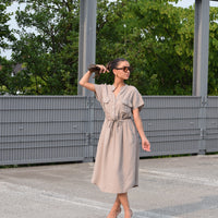 Jurk Isla Taupe