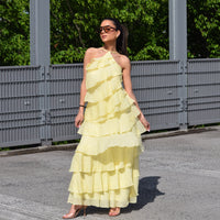 Summer Breeze Dress Geel