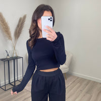 Classic Longsleeve Top Zwart