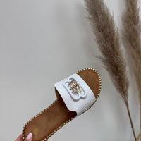 Bibi Slippers Wit