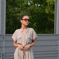 Jurk Isla Taupe