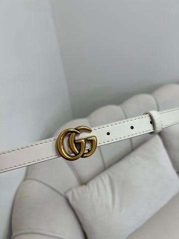 G Inspired Belt Crème