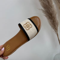 LoeLoe Slippers Zwart