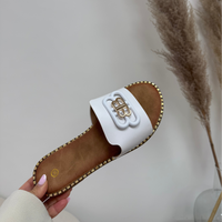 Bibi Slippers Wit