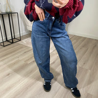 Balloon Fit Jeans Blauw