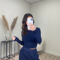 Classic Longsleeve Top Blauw