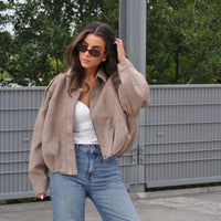 Jacket Elena Taupe PRE-ORDER