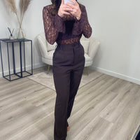 Elegance Pantalon Bruin