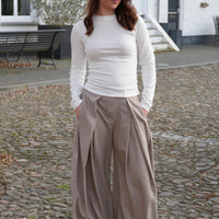 Beige Pantalon