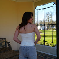 White Corset Top