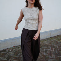 Lace Taupe Top