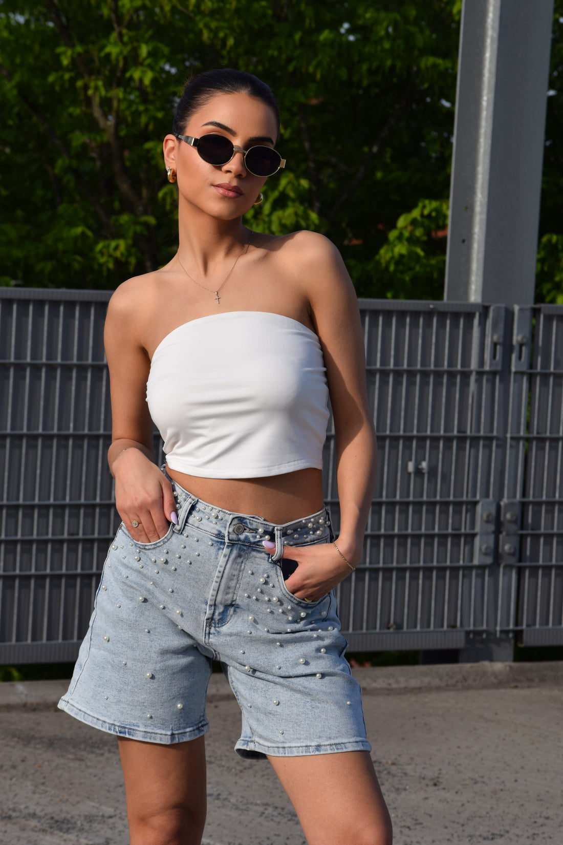 Bandeau Top Wit