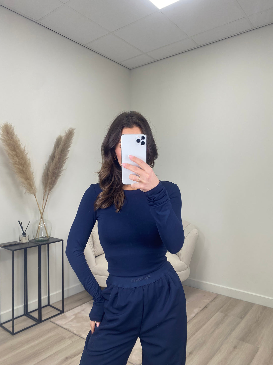 Classic Longsleeve Top Blauw