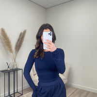 Classic Longsleeve Top Blauw