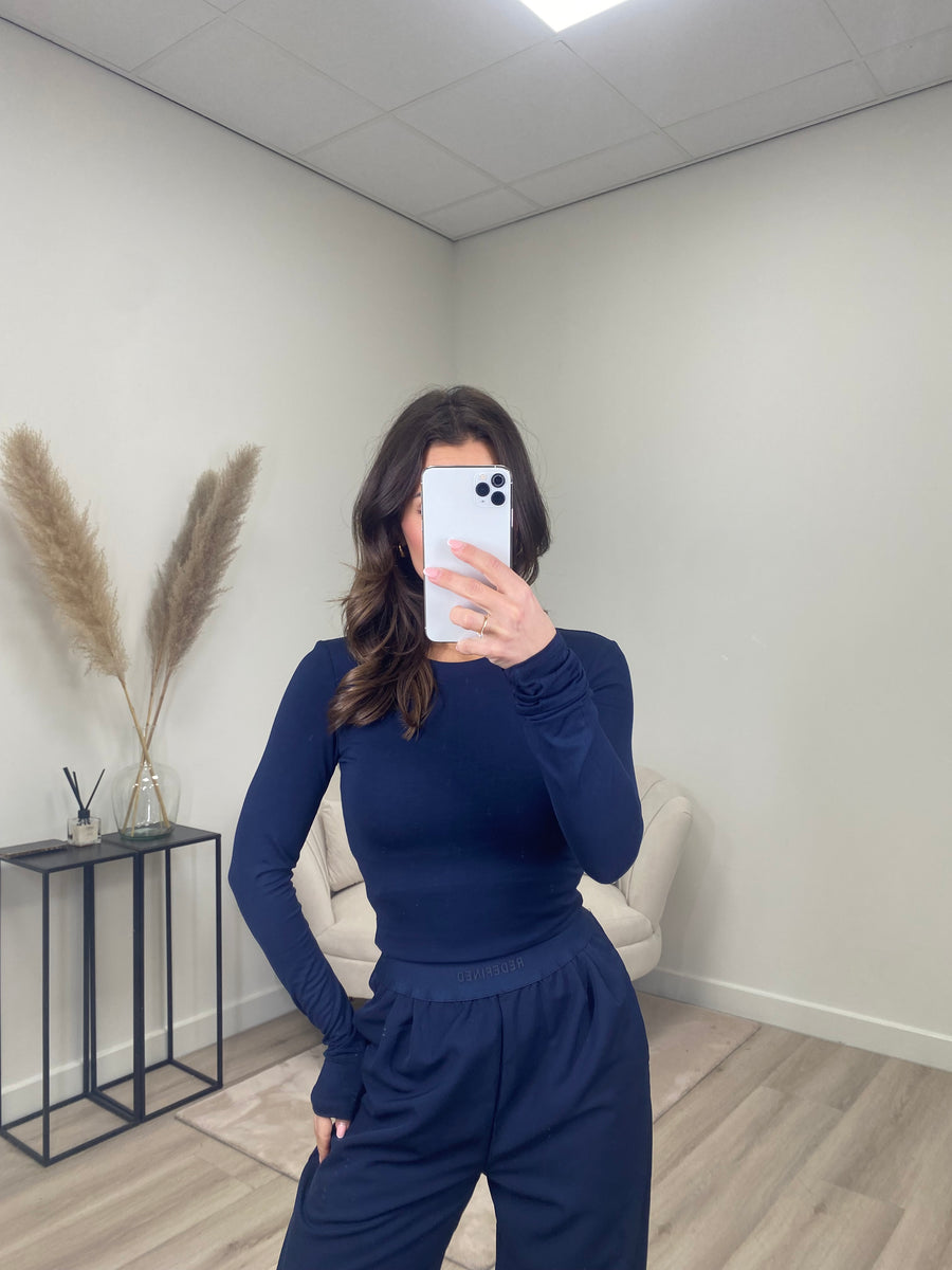 Classic Longsleeve Top Blauw