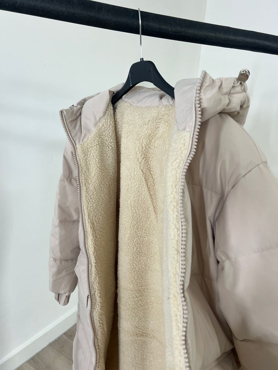 2 In 1 Winter Coat Beige