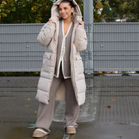 2 In 1 Winter Coat Beige