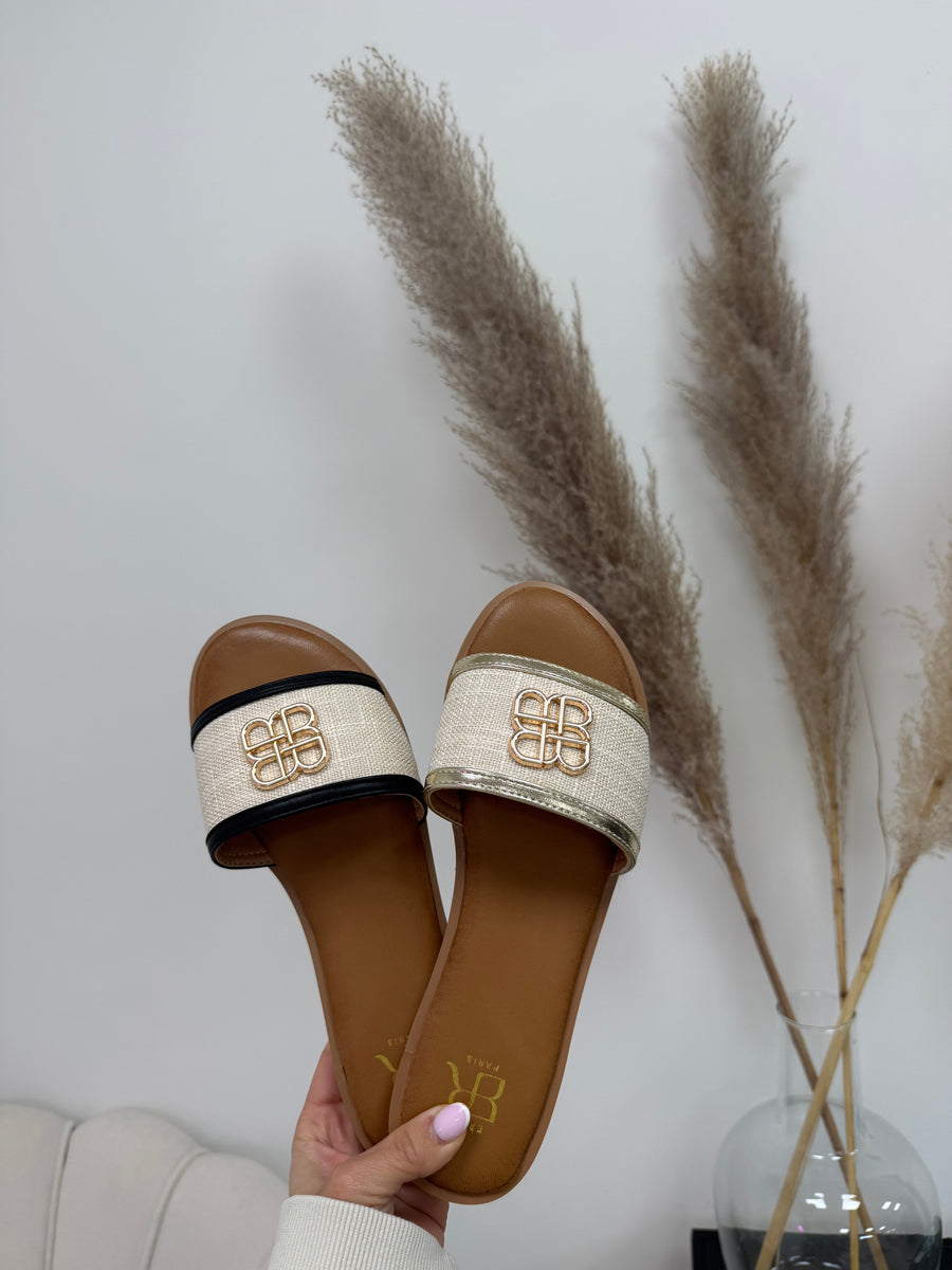 LoeLoe Slippers Goud
