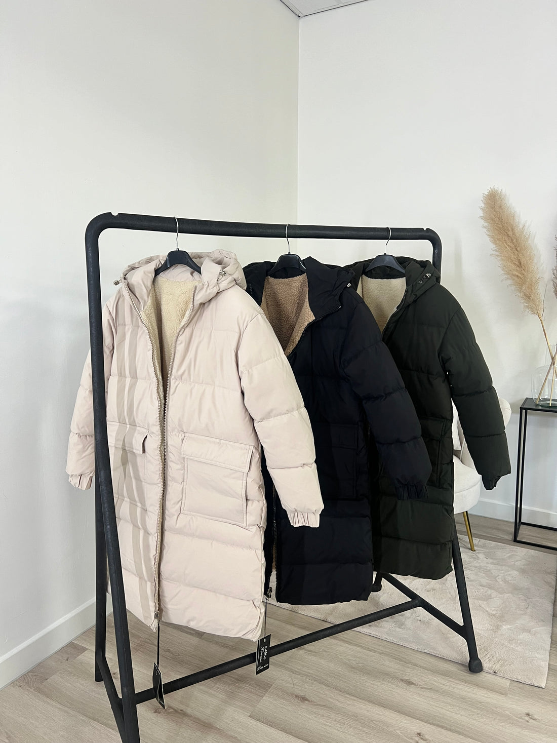 2 In 1 Winter Coat Zwart