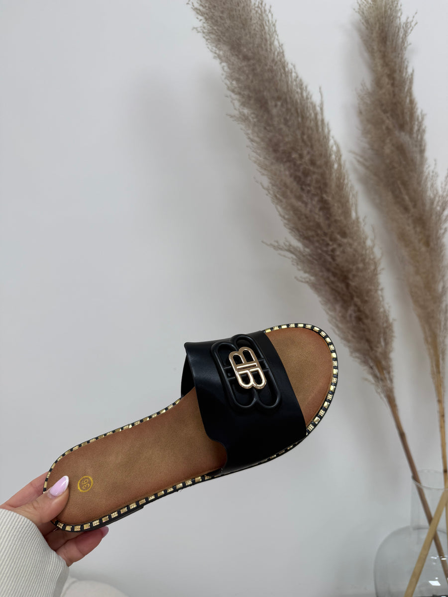 Bibi Slippers Zwart