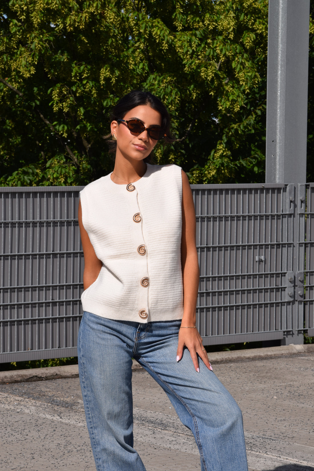 Gilet Elva Beige
