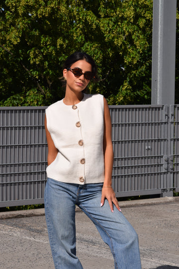 Gilet Elva Beige