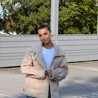 Lammy Coat Celina Beige