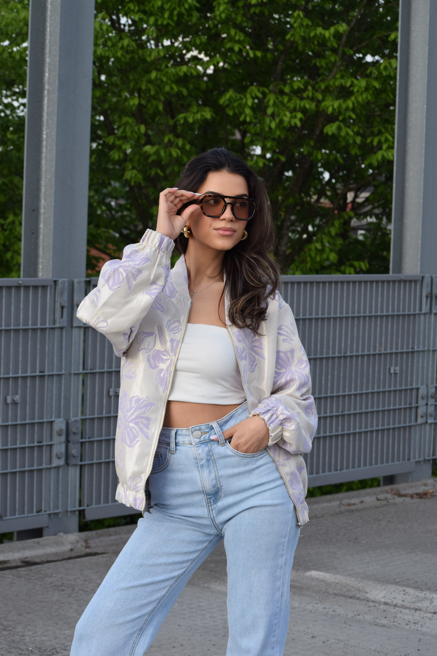 Bloom Jacket Lila