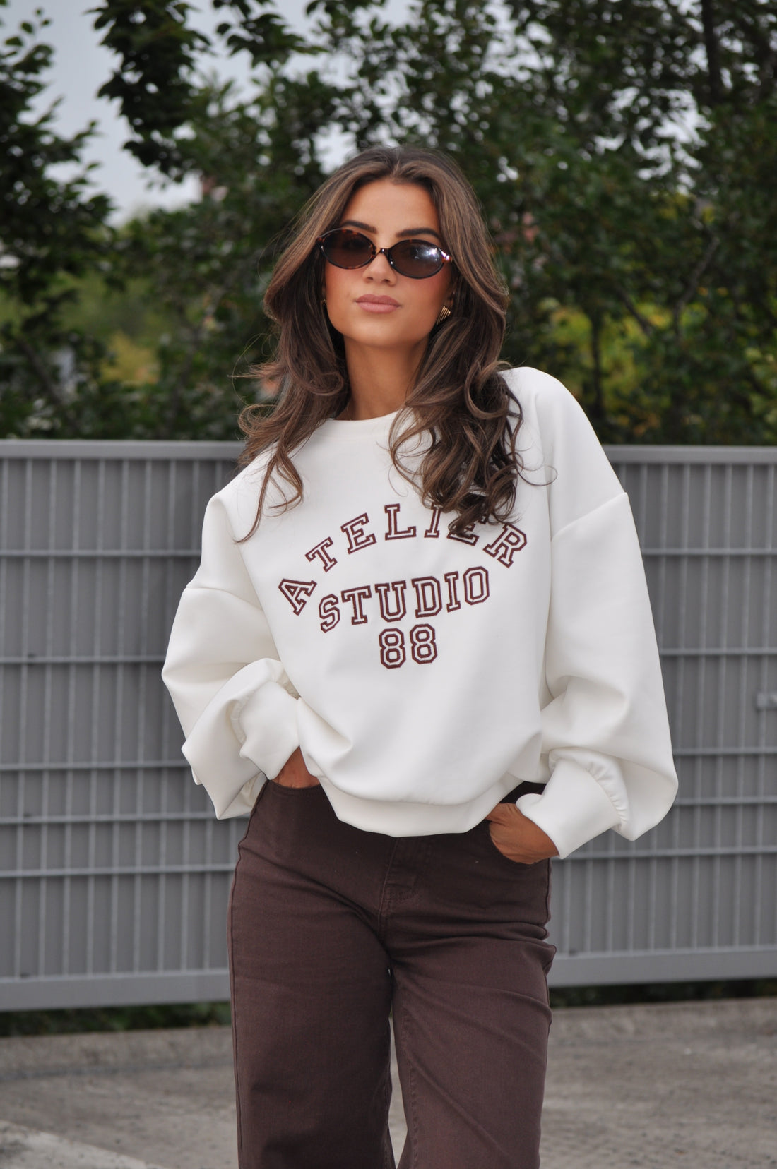 Leona Sweater Wit