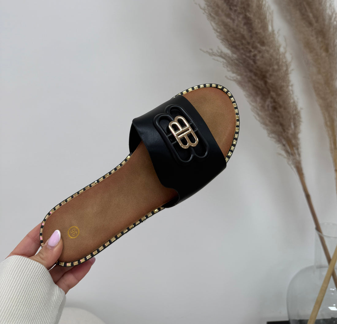 Bibi Slippers Zwart