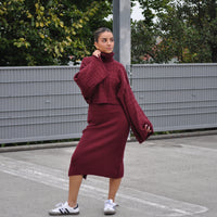 2-Delige Set Bordeau