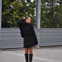 Kabel Trui Ella Zwart