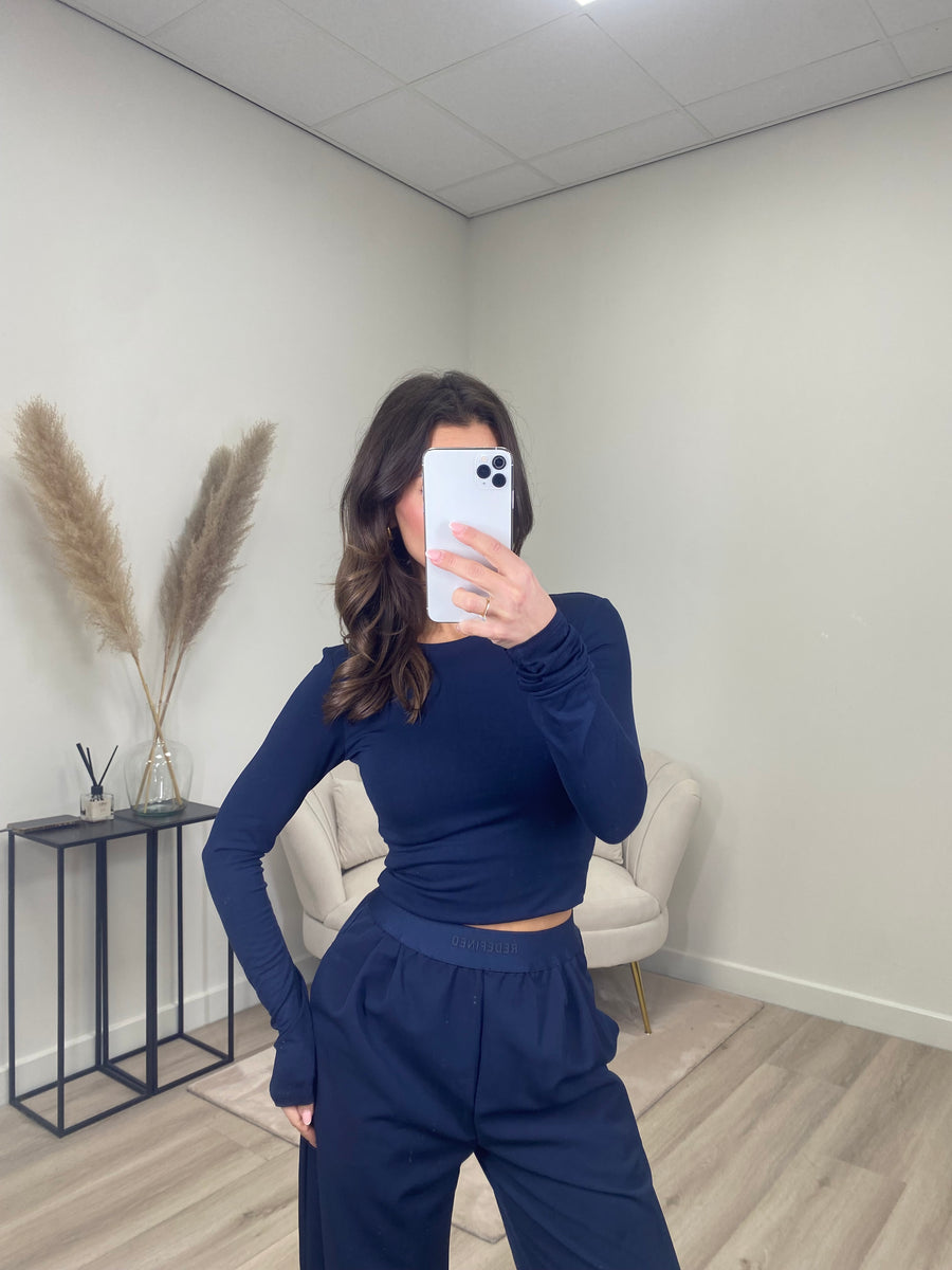 Classic Longsleeve Top Blauw