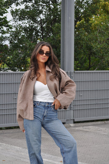 Jacket Elena Taupe PRE-ORDER