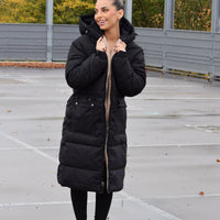 2 In 1 Winter Coat Zwart