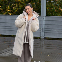 2 In 1 Winter Coat Beige