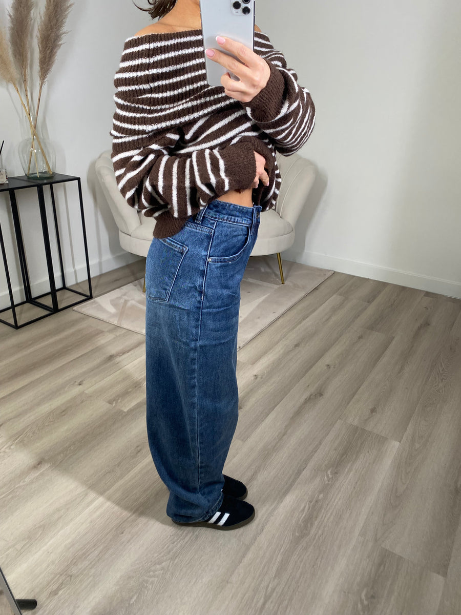 Balloon Fit Jeans Blauw