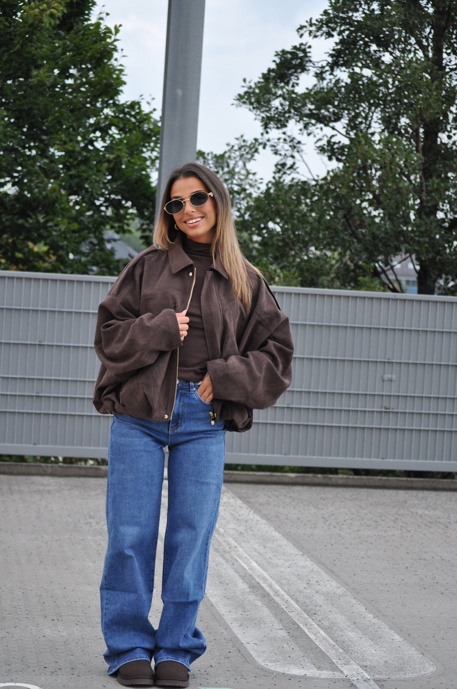 Suede Jacket Brown