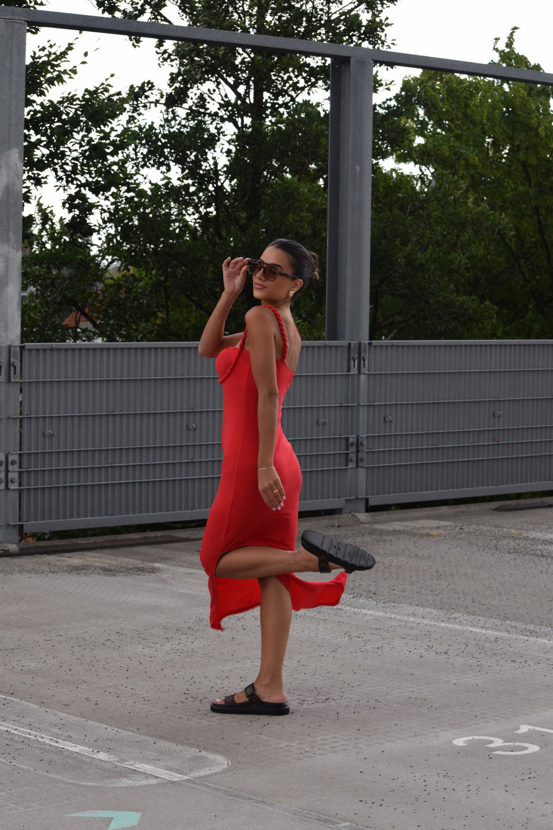 Jurk Verona Rood