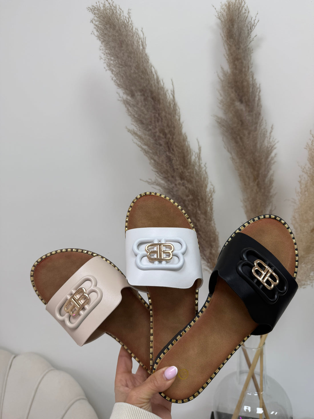 Bibi Slippers Wit