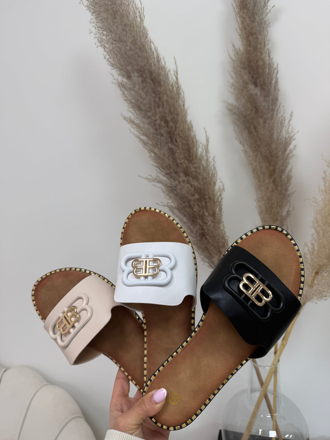 Bibi Slippers Zwart